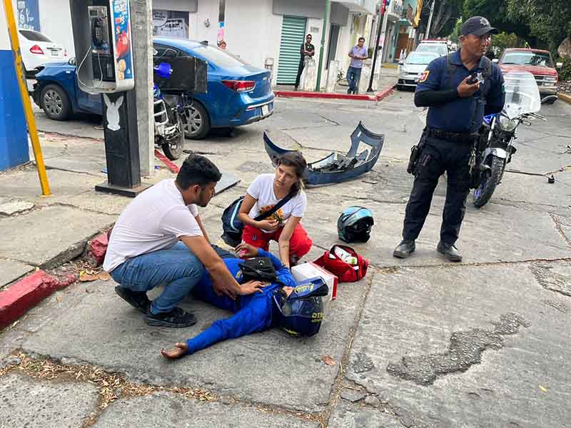 Motociclista Embestido Diario De Chiapas