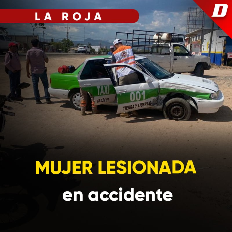 Mujer Lesionada En Accidente Diario De Chiapas