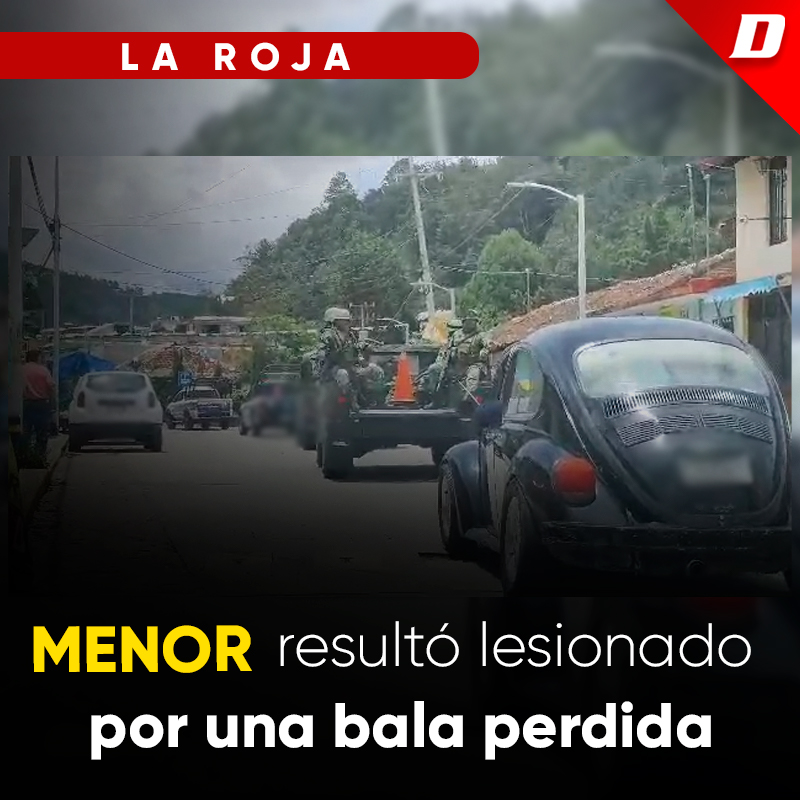 En SCLC un menor resultó lesionado por una bala perdida Diario de Chiapas