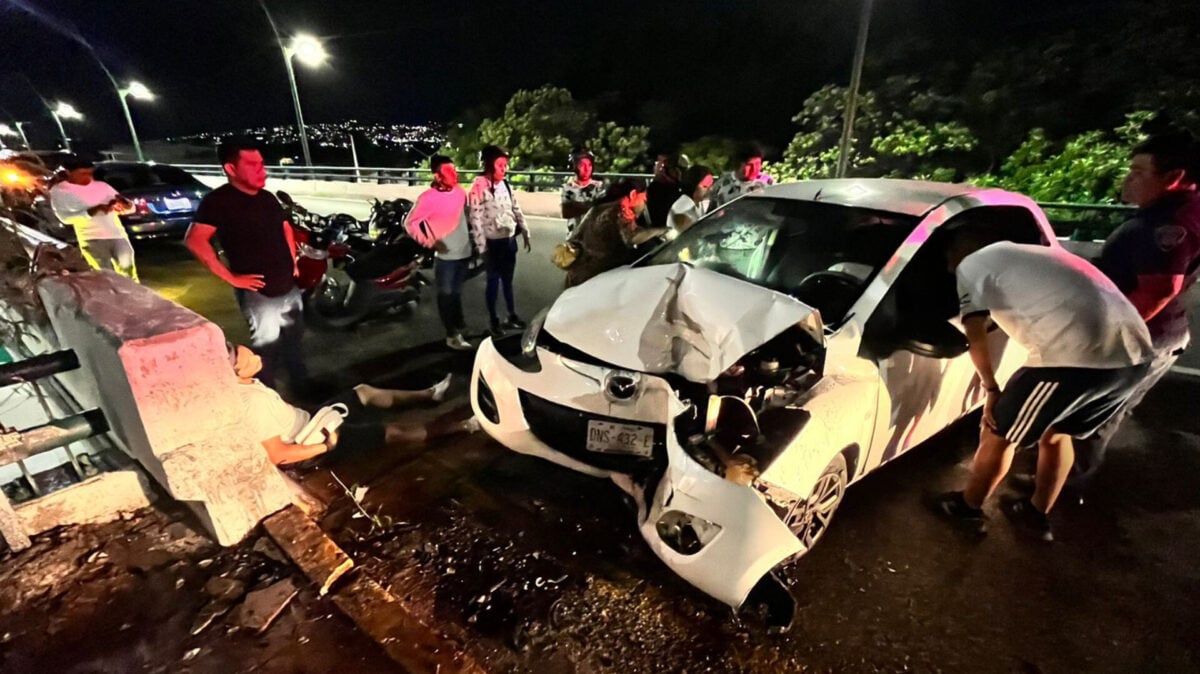 Pareja Lesionada En Accidente Diario De Chiapas