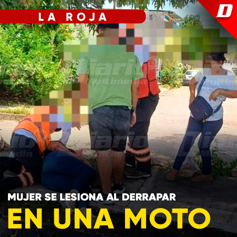 Mujer Se Lesiona Al Derrapar En Una Moto Diario De Chiapas