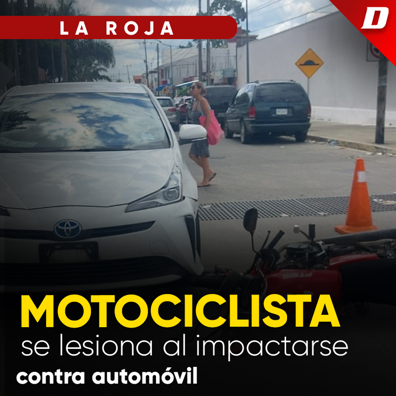 Motociclista Se Lesiona Al Impactarse Contra Autom Vil Diario De Chiapas