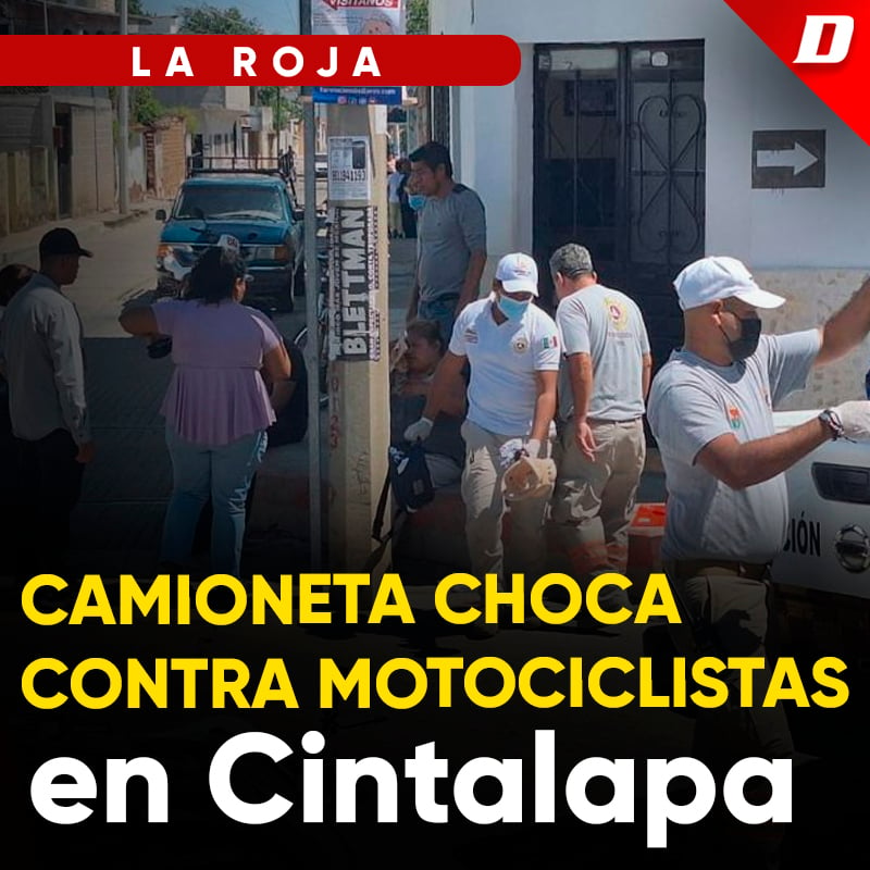 Camioneta Choca Contra Motociclistas En Cintalapa Diario De Chiapas