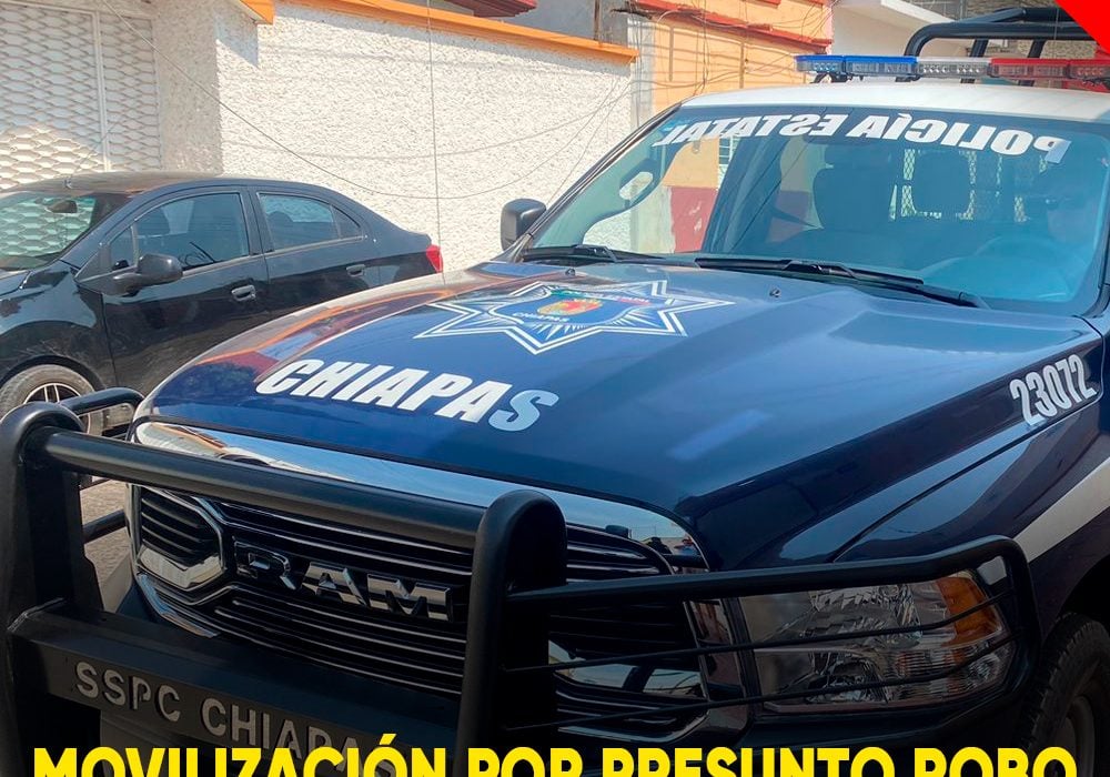 Movilización por presunto robo Diario de Chiapas