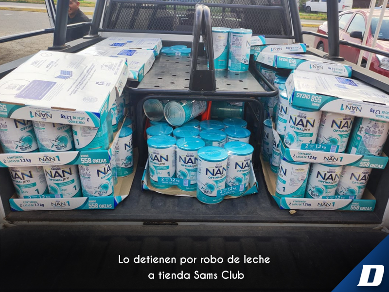 Lo detienen por robo de leche a tienda Sams Club - Diario de Chiapas