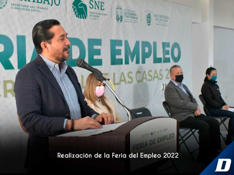 Asiste el presidente municipal MDO a la inauguración de la Feria del Empleo  2022 - Diario de Chiapas