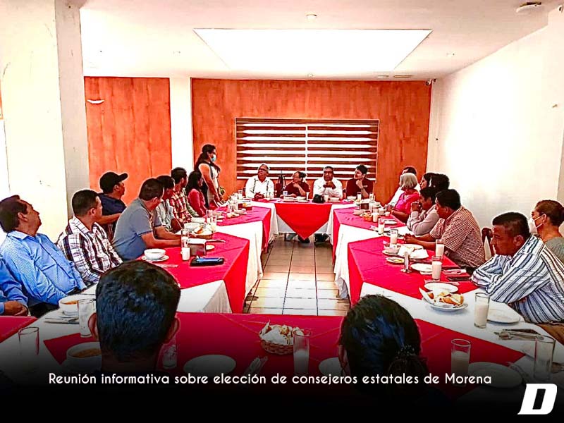 Reunión informativa sobre elección de consejeros estatales de Morena -  Diario de Chiapas