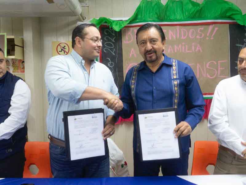 Firma Cobach convenio - Diario de Chiapas