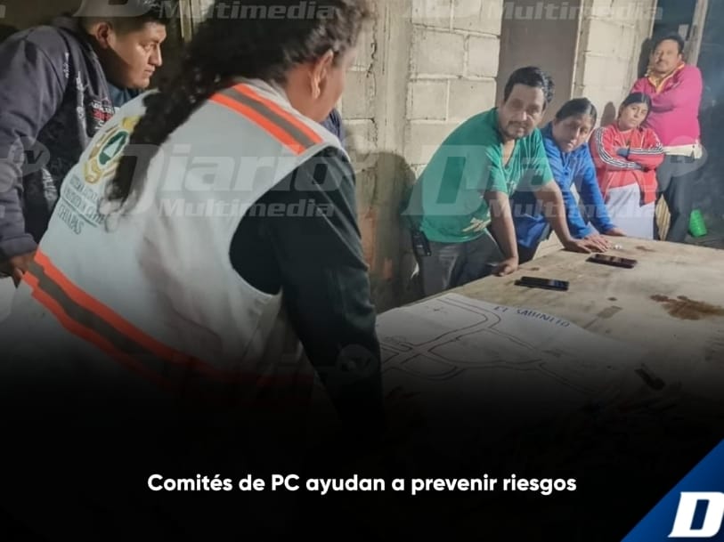 Los comités de PC ayudan a prevenir riesgos Los comités de PC ayudan a prevenir riesgos