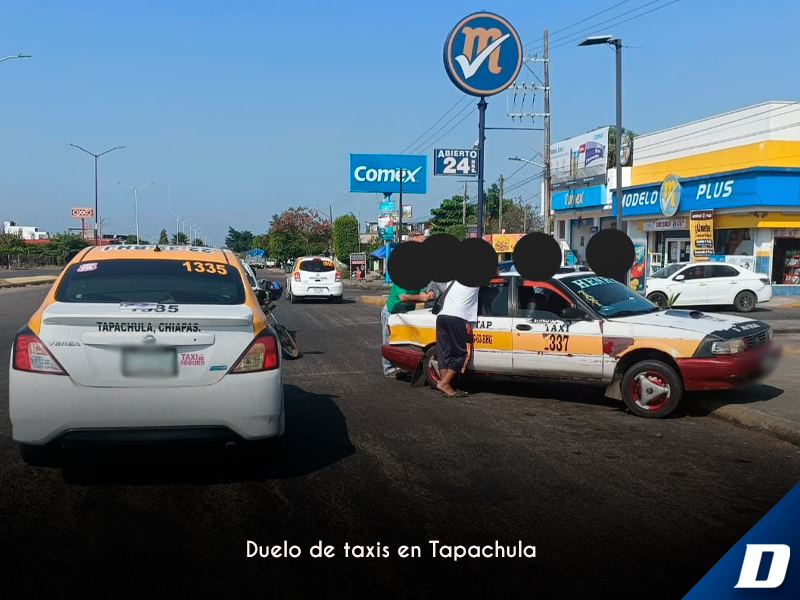 Duelo de taxis - Diario de Chiapas