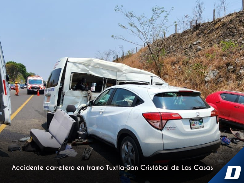 Accidente carretero en tramo Tuxtla-San Cristóbal de Las Casas - Diario de  Chiapas