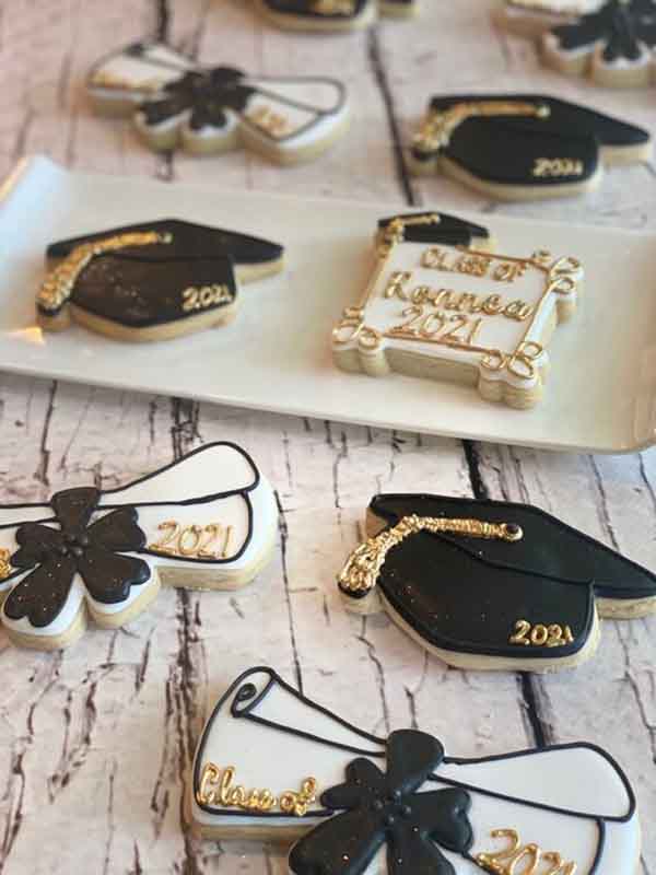 Sombrero acrílico para pastel de graduación, sombrero negro para Trencher, para hornear pastel, decoracion para pastel de Graduación / Artículos para fitas
