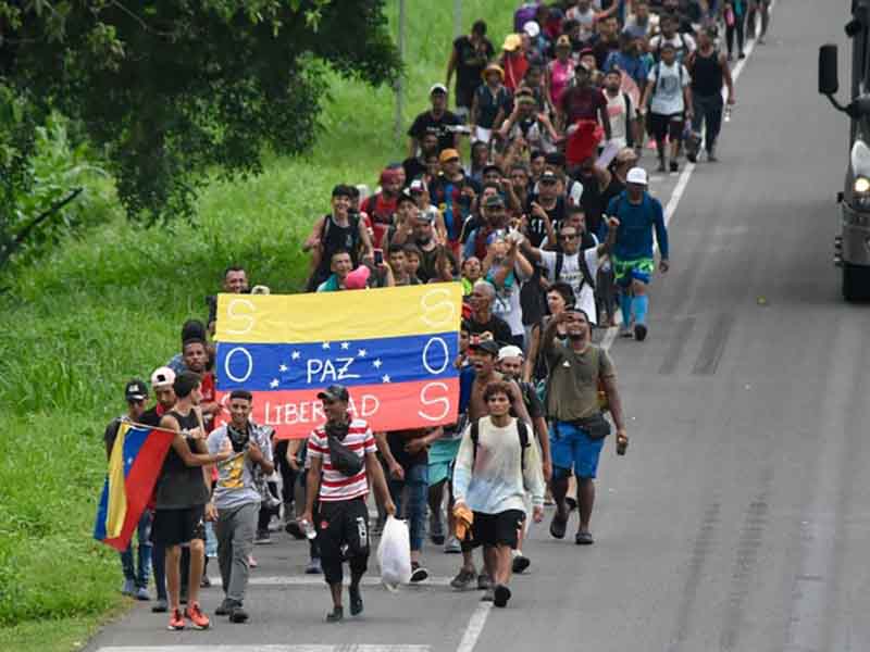 Caravana migrante sale de Chiapas Diario de Chiapas