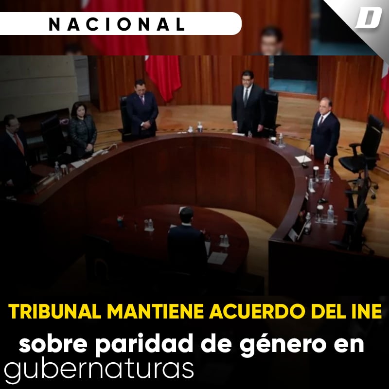 Tribunal Mantiene Acuerdo Del INE Sobre Paridad De Género En ...