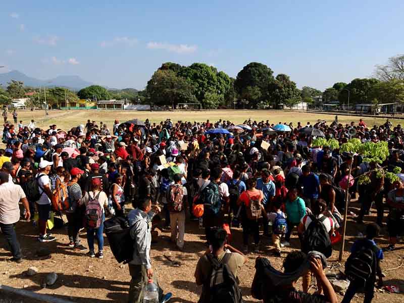 Desbaratan caravana migrante Diario de Chiapas