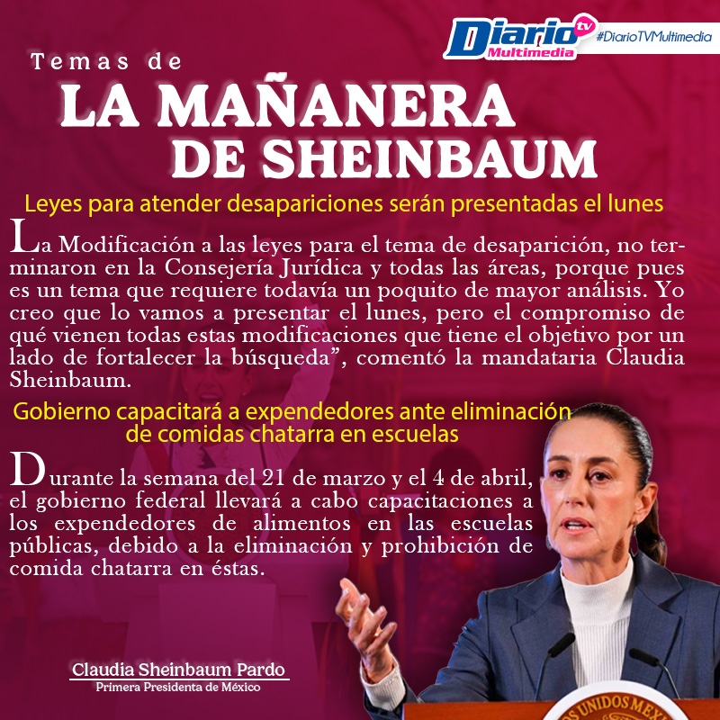 LA MAÑANERA DE SHEINBAUM