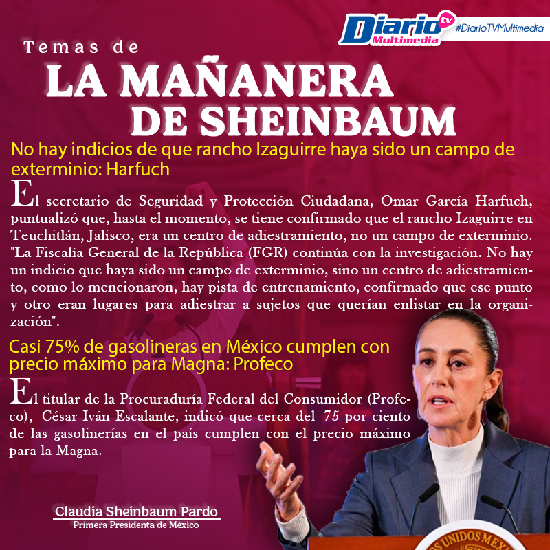 LA MAÑANERA DE SHEINBAUM