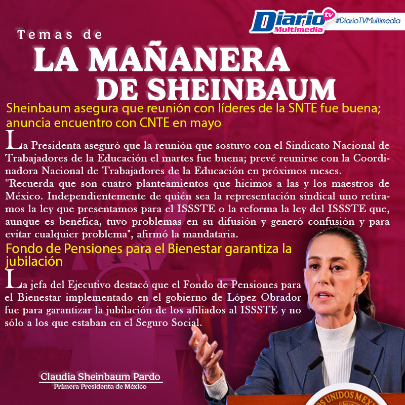 LA MAÑANERA DE SHEINBAUM