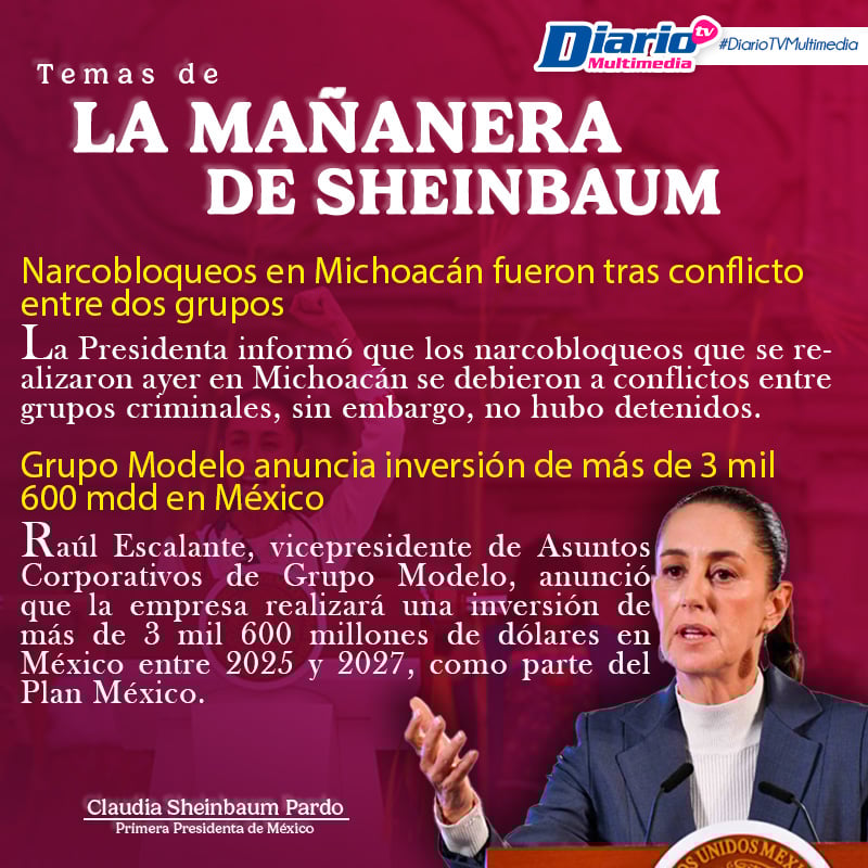 LA MAÑANERA DE SHEINBAUM