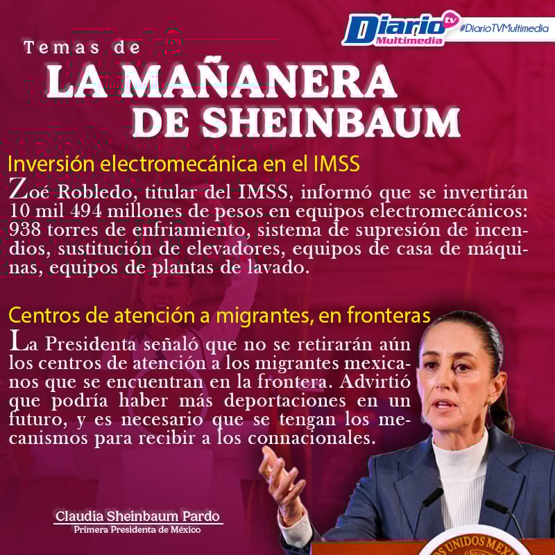 LA MAÑANERA DE SHEINBAUM