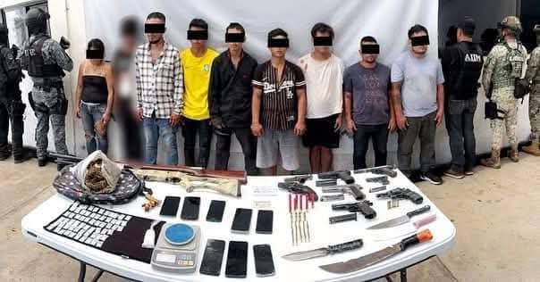 Delincuentes detenidos