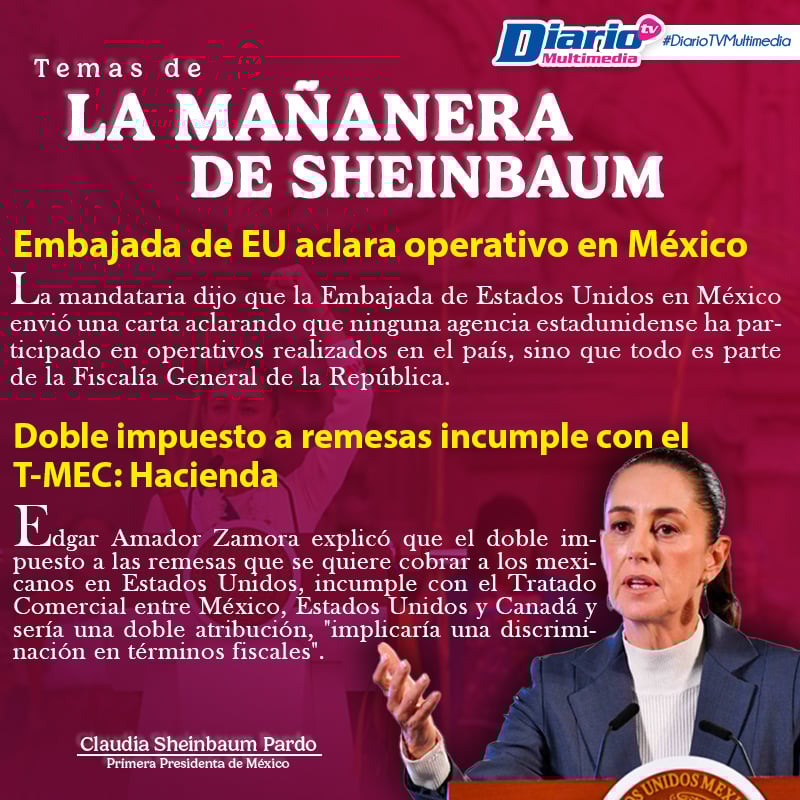 LA MAÑANERA DE SHEINBAUM