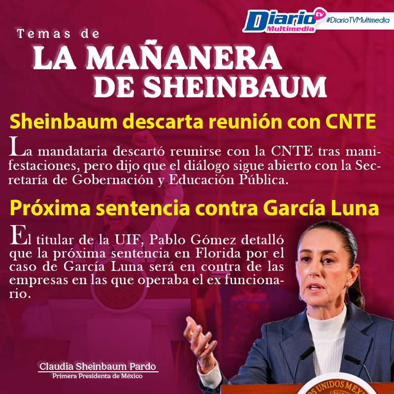 LA MAÑANERA DE SHEINBAUM