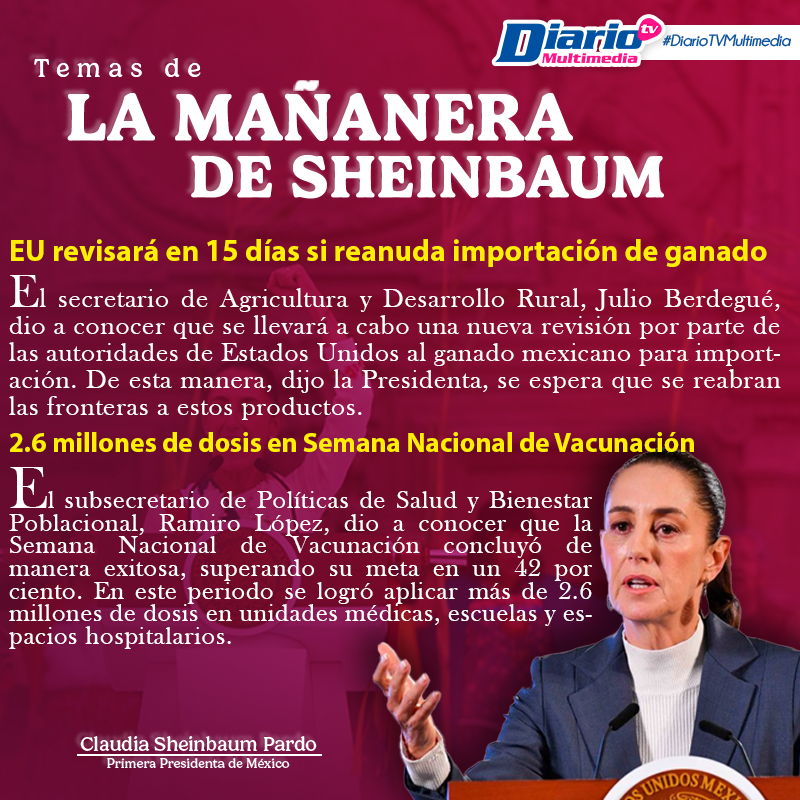 LA MAÑANERA DE SHEINBAUM