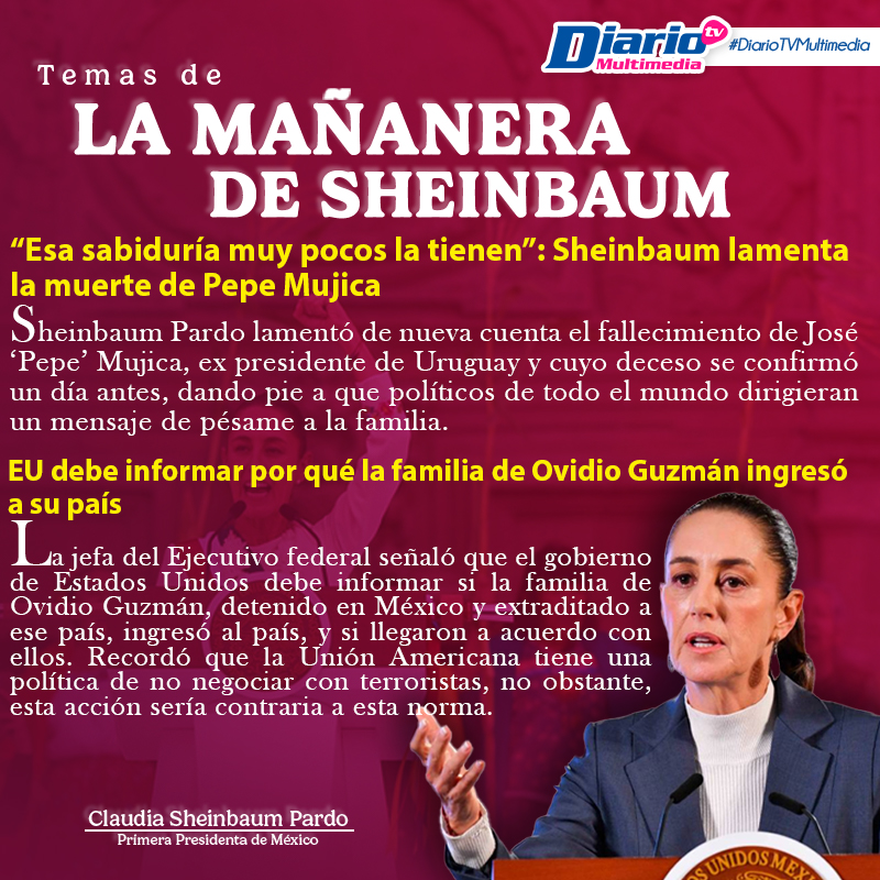 LA MAÑANERA DE SHEINBAUM