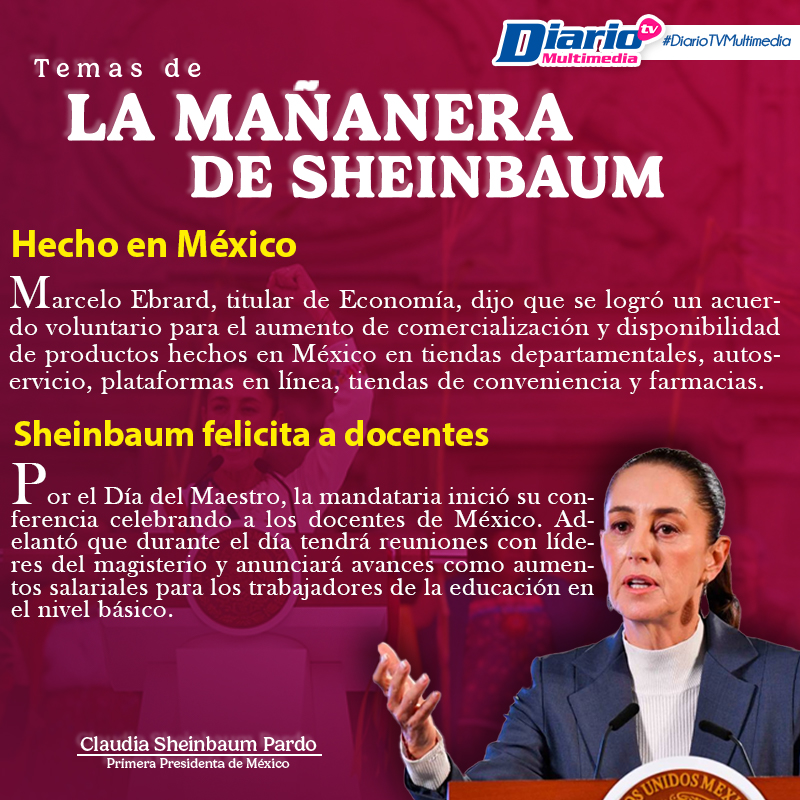 LA MAÑANERA DE SHEINBAUM