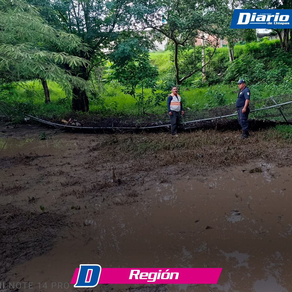 Preocupa desbordamiento de río en Bochil - Diario de Chiapas