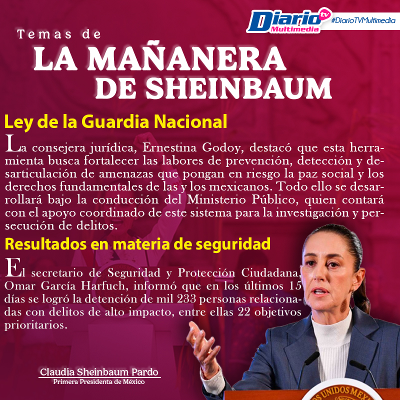LA MAÑANERA DE SHEINBAUM