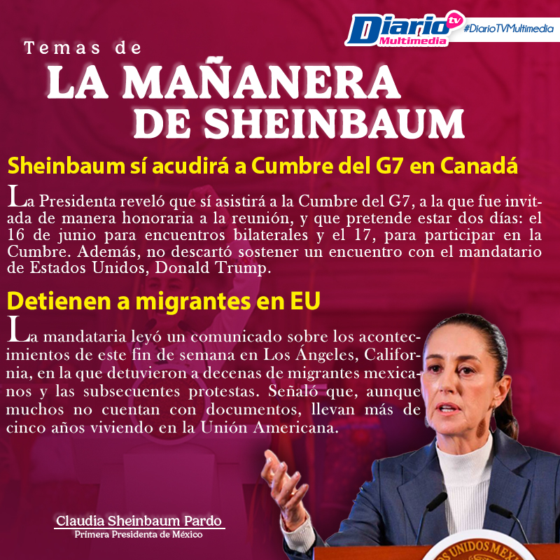LA MAÑANERA DE SHEINBAUM