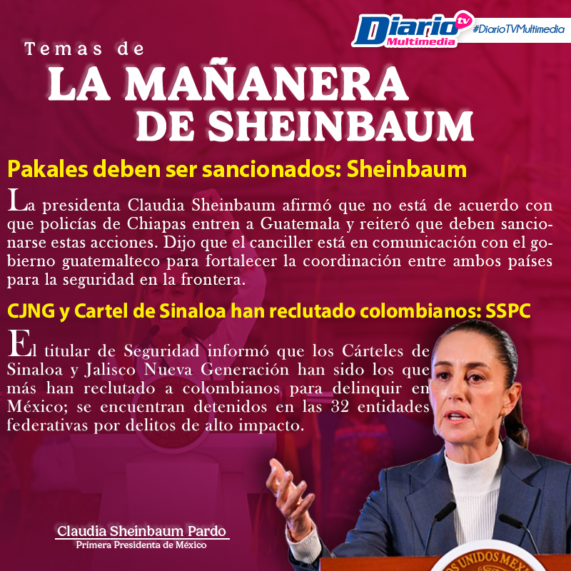 LA MAÑANERA DE SHEINBAUM