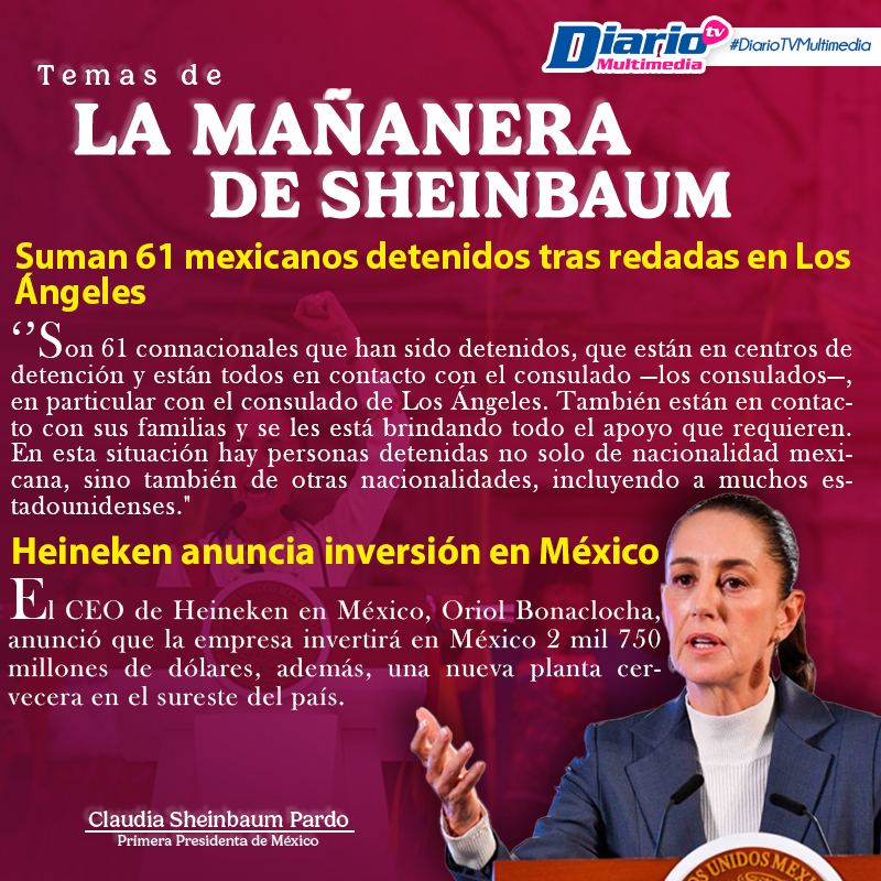 LA MAÑANERA DE SHEINBAUM