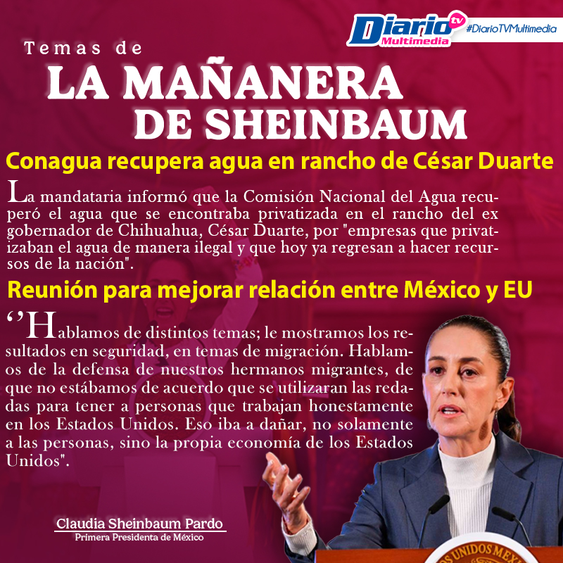 LA MAÑANERA DE SHEINBAUM
