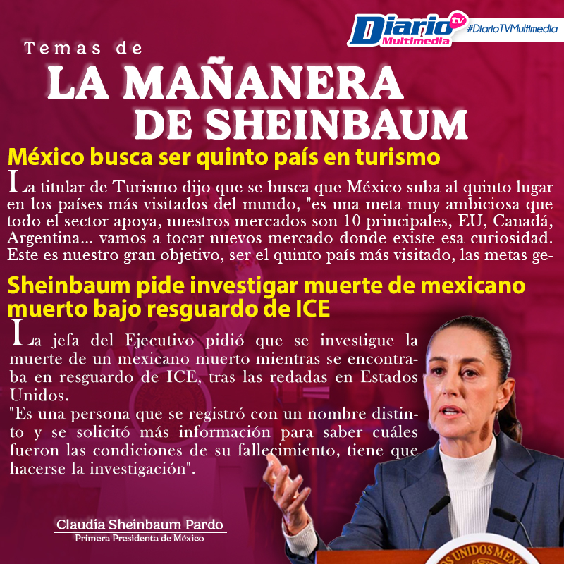 LA MAÑANERA DE SHEINBAUM