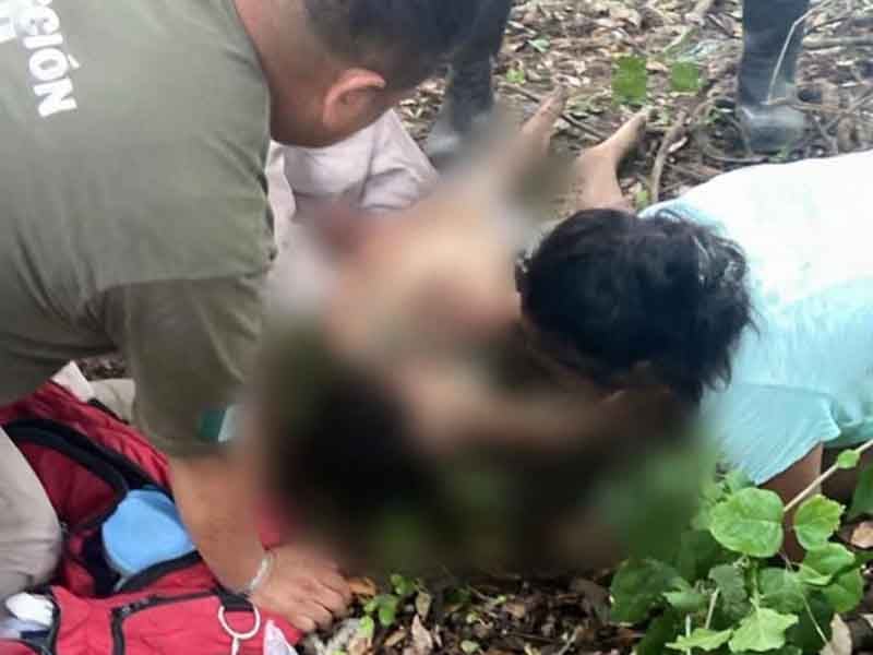 Niña se ahoga en el río (2)