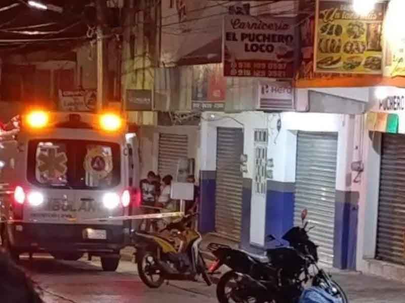 Cayó muerto
