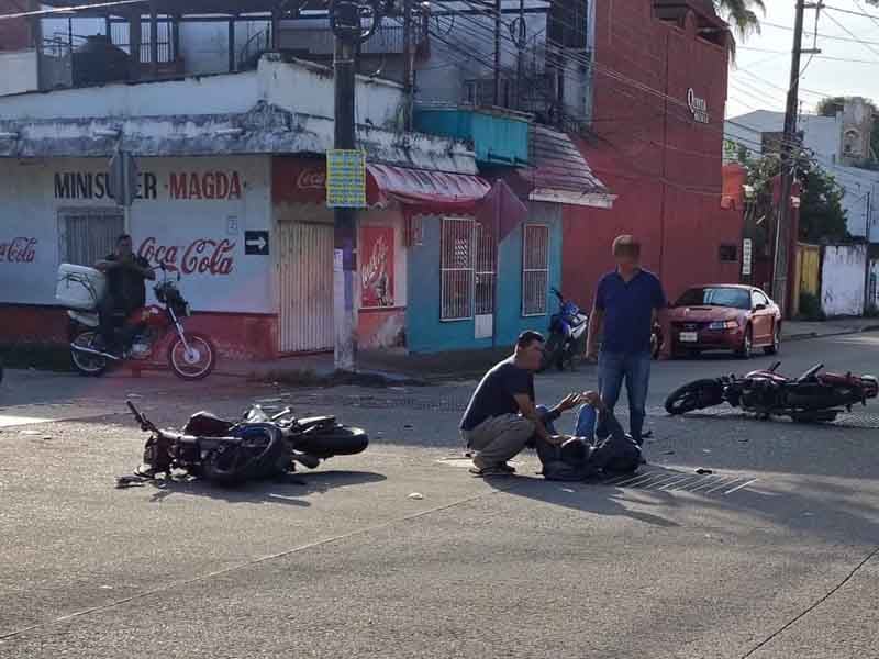 Chocaron las motos (1)