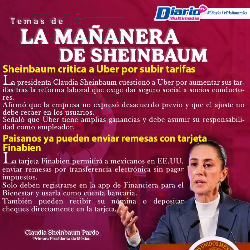 LA MAÑANERA DE SHEINBAUM