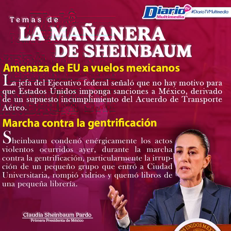 LA MAÑANERA DE SHEINBAUM