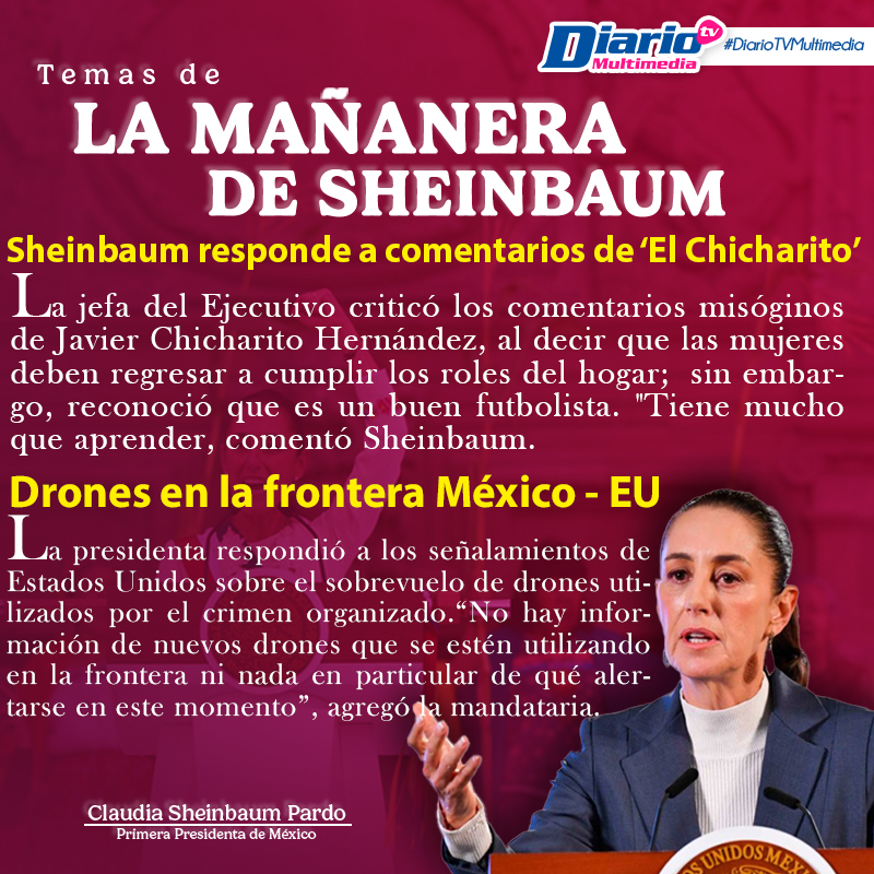 LA MAÑANERA DE SHEINBAUM