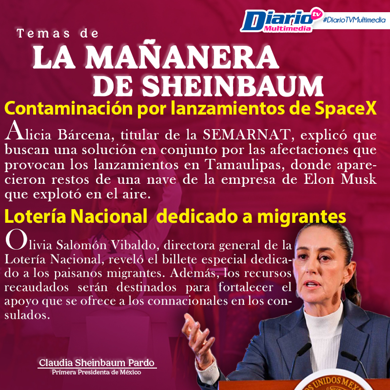 LA MAÑANERA DE SHEINBAUM