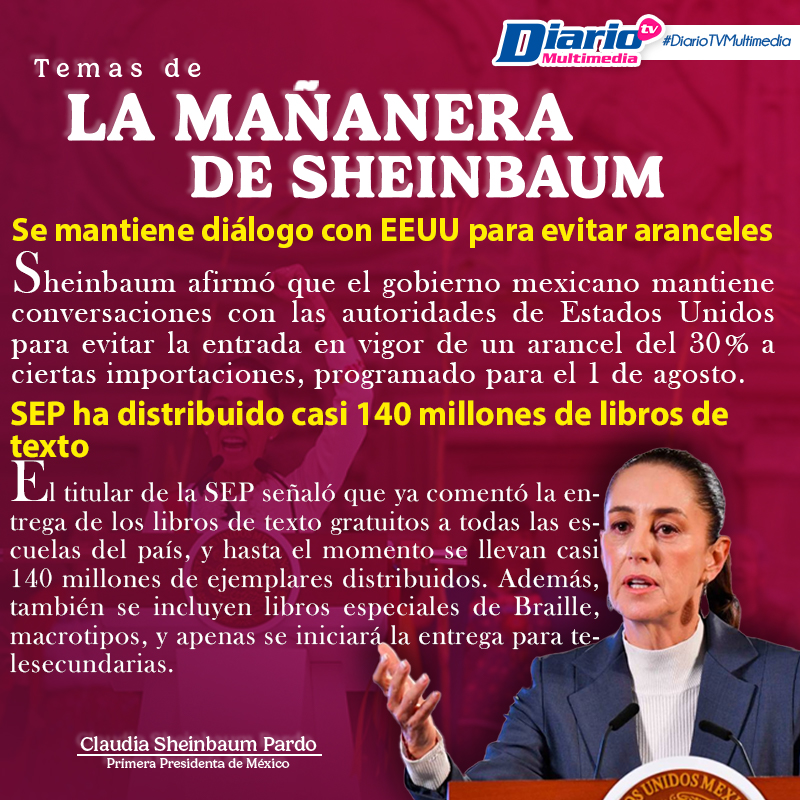LA MAÑANERA DE SHEINBAUM