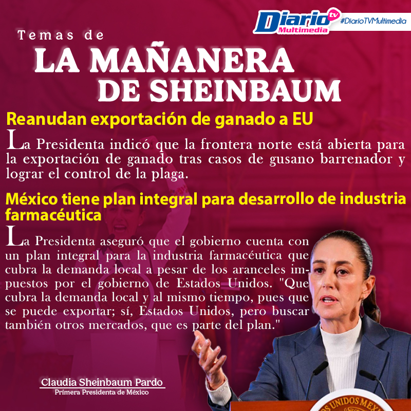 LA MAÑANERA DE SHEINBAUM