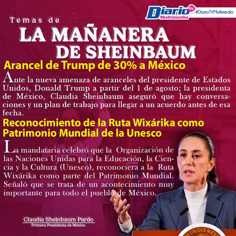 LA MAÑANERA DE SHEINBAUM