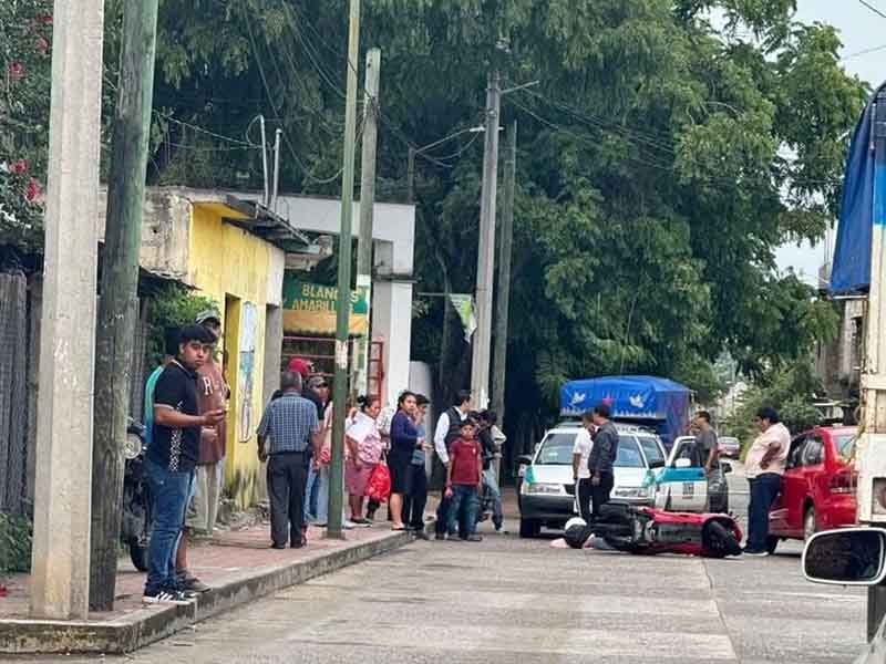 La salvó su casco (3)