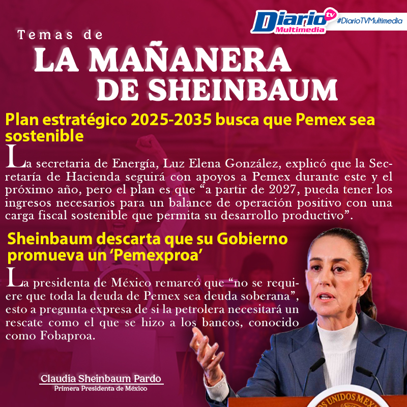 LA MAÑANERA DE SHEINBAUM