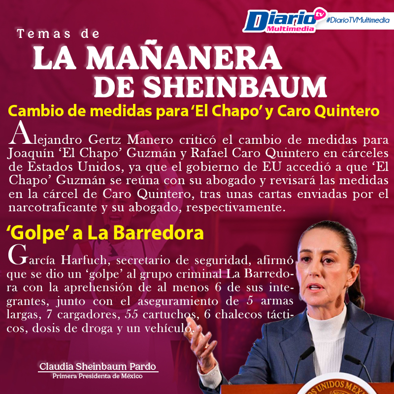 LA MAÑANERA DE SHEINBAUM